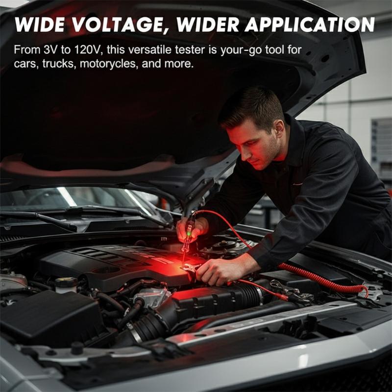 Workshop Electric Tools - Testeur de tension 3V 120V avec