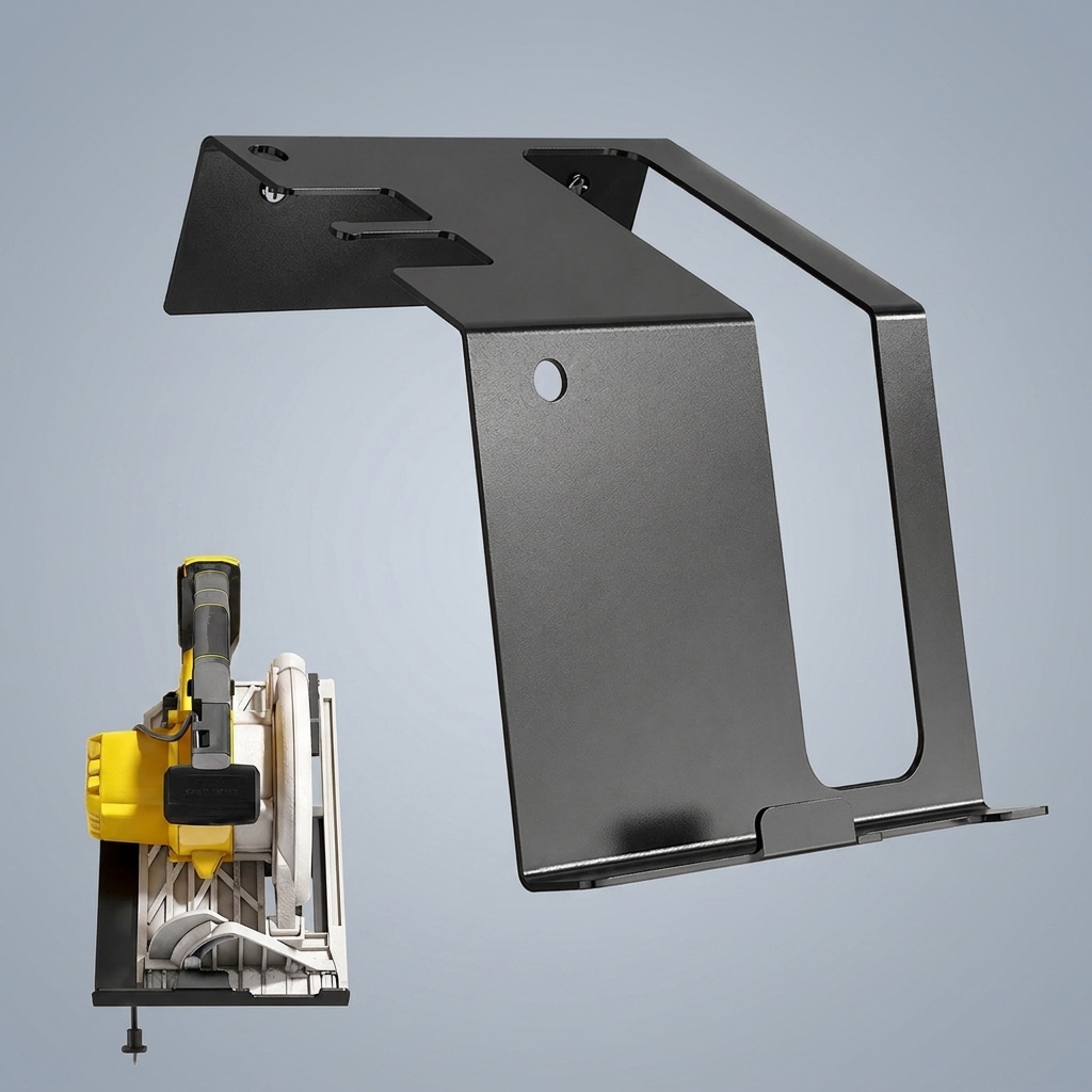 Workshop Tools On Wall - Support de scie circulaire robuste, support