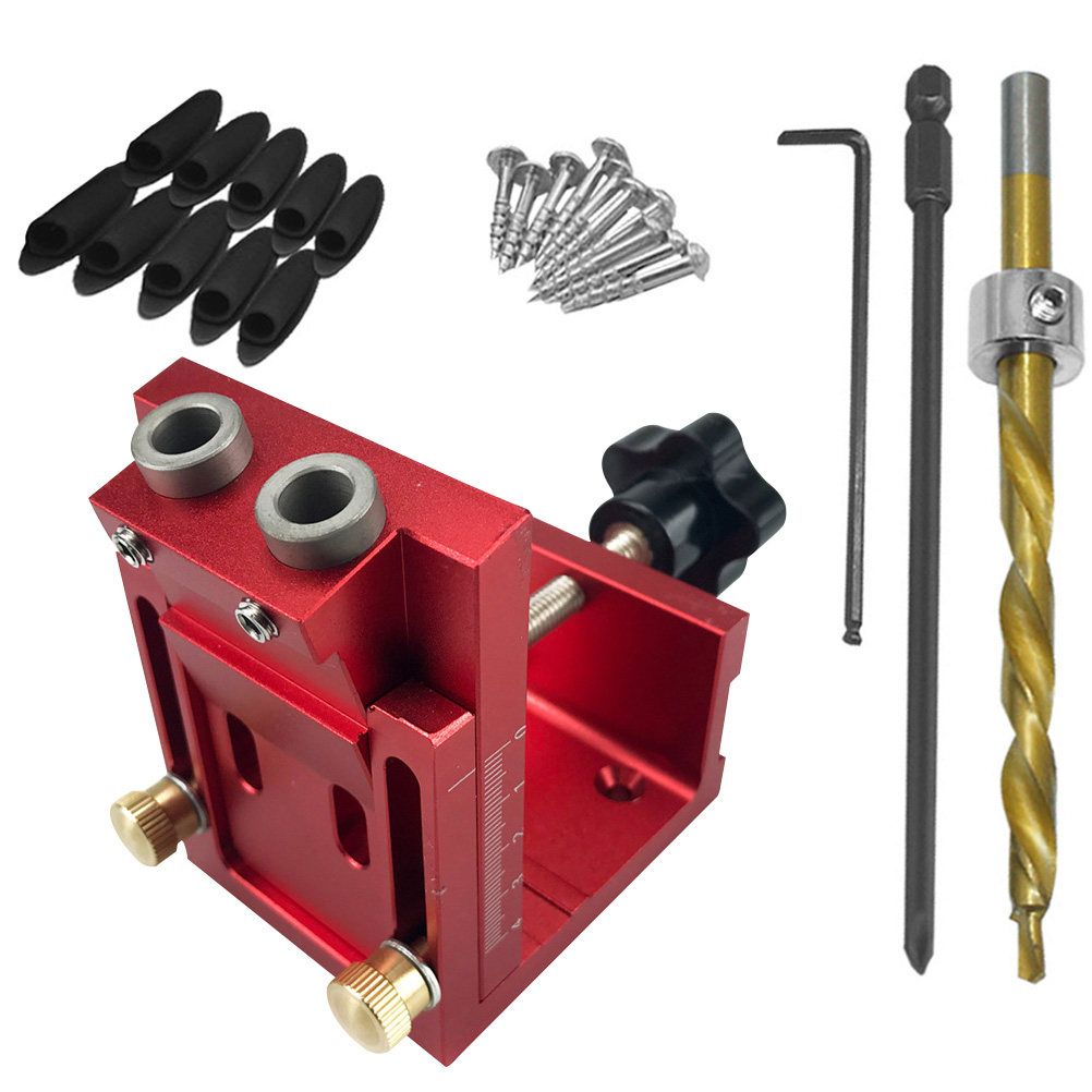 Dowel Jig Kit - Gabarit de perçage oblique 15 degrés,