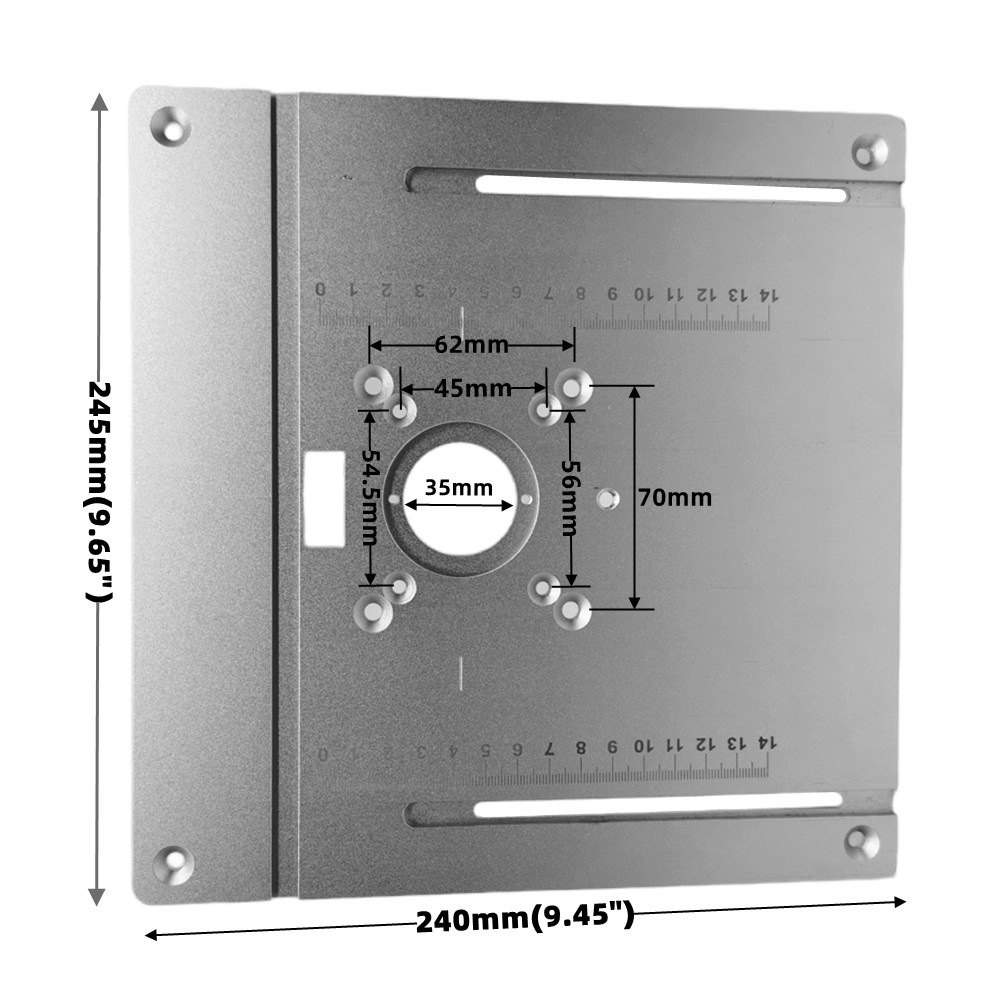 Table de routeur en aluminium, - Router Table Insert avis et prix