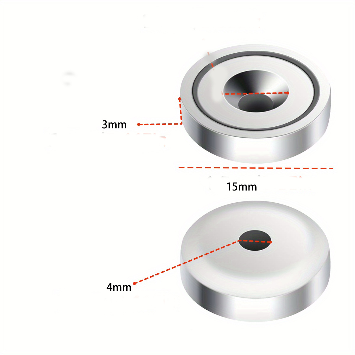 Aimants 15x3mm avec trou centr - Workshop Tools Center avis et prix