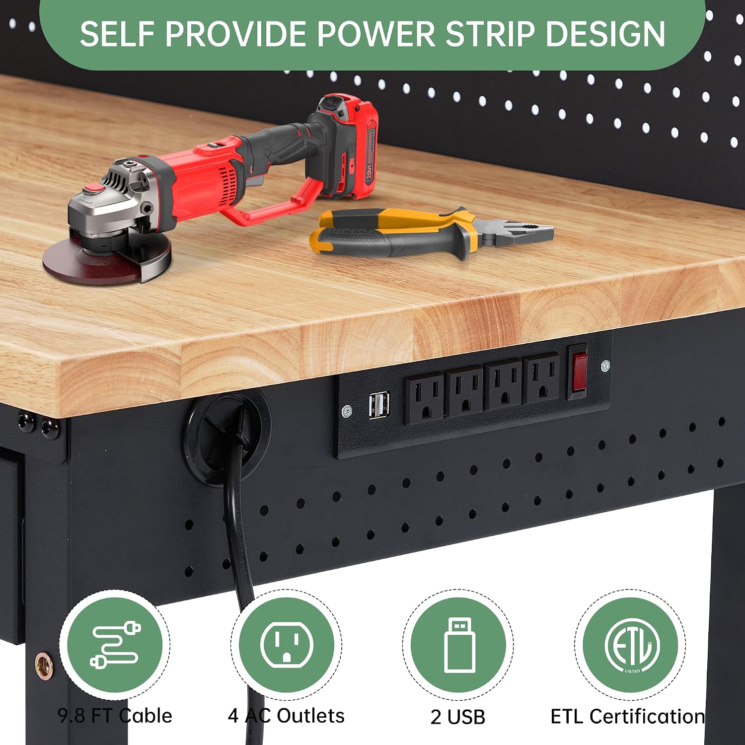 Tacleekii Banc de travail régl - Workshop Tools Bench avis et prix