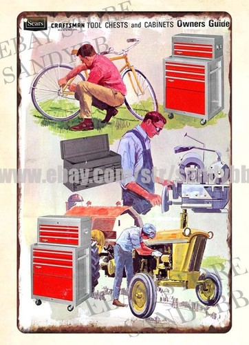 Panneau en métal Sears Craftsm - Tool Chest Cabinet avis et prix