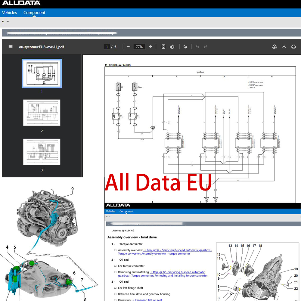Logiciel de réparation Alldata - Workshop Tools Online avis et prix
