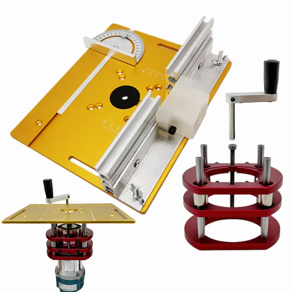 Kit de levage de routeur en al - Router Table Insert avis et prix