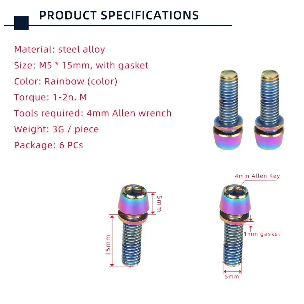 TANKE 6 pièces M5 * 18 15mm bo - Screw Organizer Kit avis et prix
